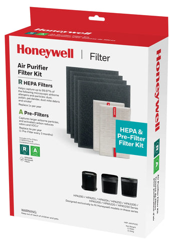 Honeywell True HEPA-vervangingsfiltercombipakket – HPA200
