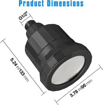 Douchekop waterzuiveraar